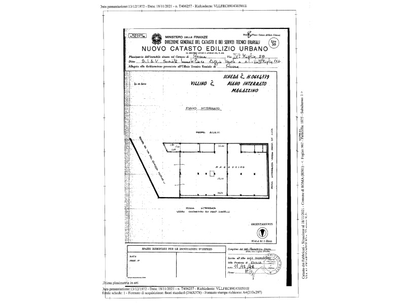 Tipologia Immobile: magazzino/deposito Provincia: roma Comune: roma Località: quarto miglio Indirizzo: Via al Quarto Miglio